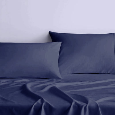 Navy Blue Flat Sheet Egyptian Cotton