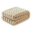 Soft Washable Bubble Textured Area Rug