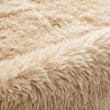 Beige Shaggy Rug Large Fluffy Shag Pile