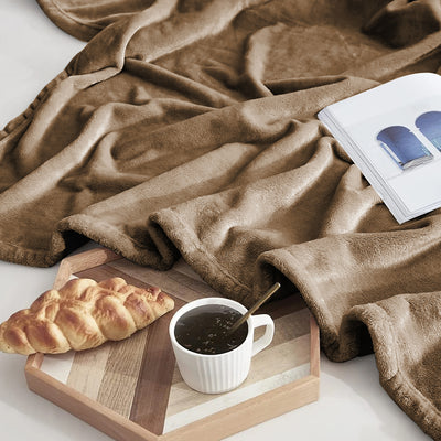 Fleece Throw Blankets Single Double King Size