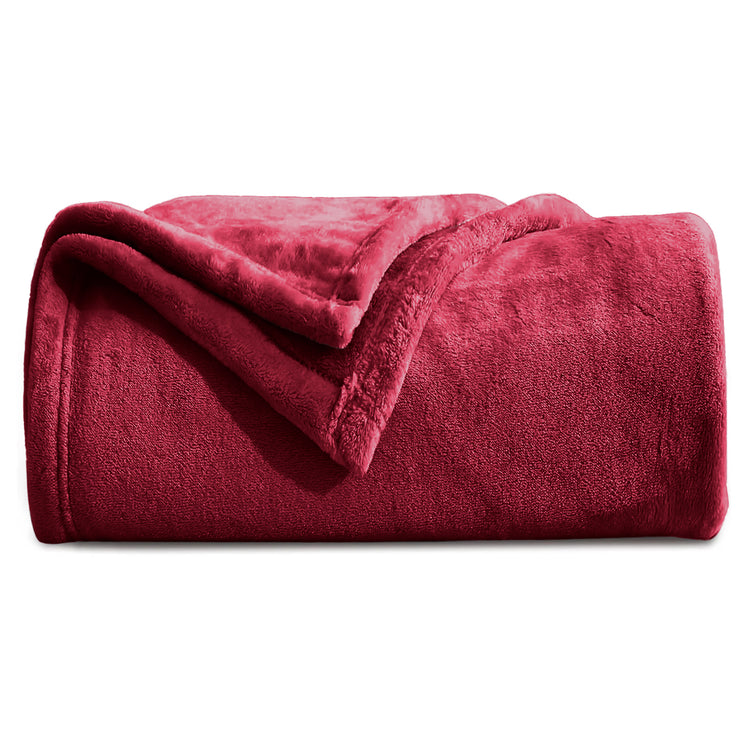 Fleece Throw Blankets Single Double King Size