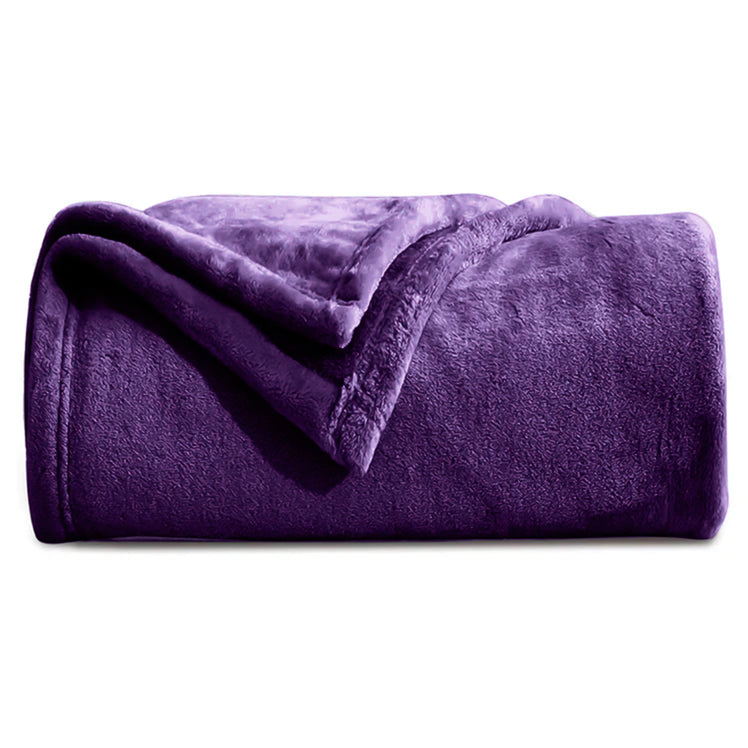 Fleece Throw Blankets Single Double King Size