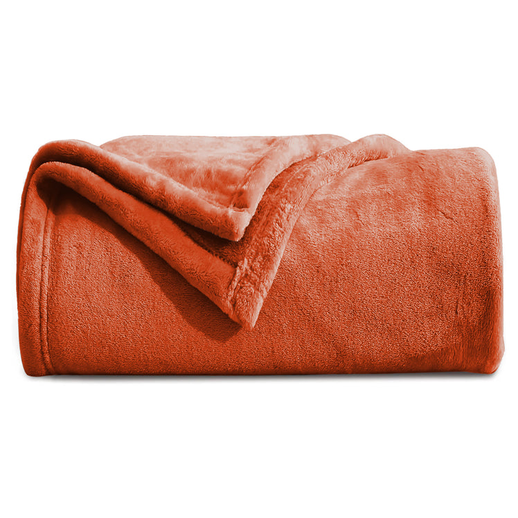 Fleece Throw Blankets Single Double King Size