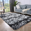 Tie Dye Grey Shaggy Rug