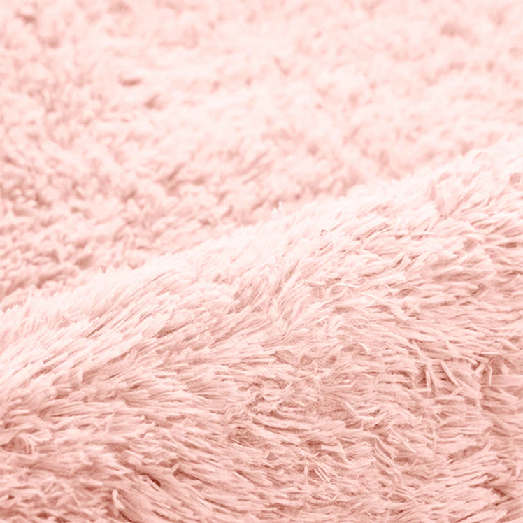 Pink Fluffy Shaggy Rug Large