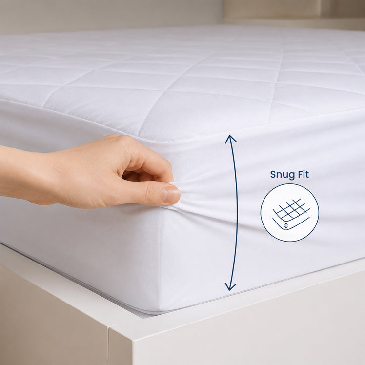 Thick Mattress Protector Cover 40cm Extra Deep Soft & Quilted