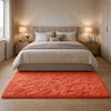 Fluffy Large Shaggy Rug Rust