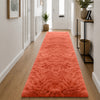 Fluffy Large Shaggy Rug Rust