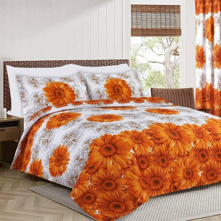 3D Floral Duvet Complete Bedding Set