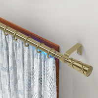 Extendable Heavy Duty Curtain Rods Cylinder Barrel Finials