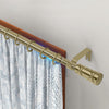 Extendable Heavy Duty Curtain Rods Cylinder Barrel Finials