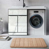 Beige Bath Mat Memory Foam