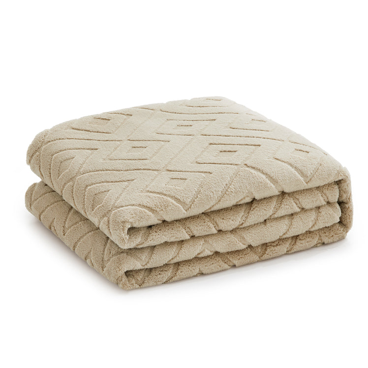 Shaggy Pile Rug - Hollow Square Tufted Area Carpet & Runner