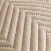 2 & 4 Pack Cushion Covers Chevron Design Velvet Fabric