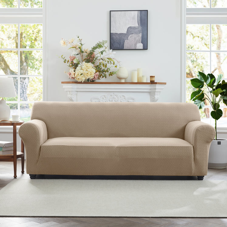 Fitted Stretch Sofa Covers | Protective Settee Slipcover