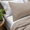 Beige Bedding Duvet Cover Set Plain