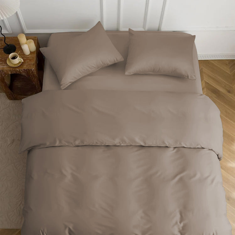 4 Piece Bedding Set Duvet Cover, Pillowcases & Fitted Sheet