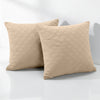 Check Embossed Velvet Cushion Cover