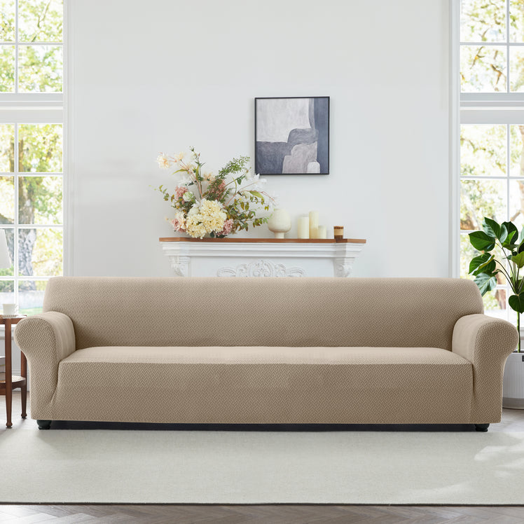 Fitted Stretch Sofa Covers | Protective Settee Slipcover