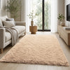 Beige Shaggy Rug Large Fluffy Shag Pile