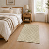 Geometric Embossed High-Low Pile Area Rug