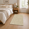 Geometric Embossed High-Low Pile Area Rug