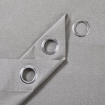 Eyelet Blackout Curtains Drapes - Thermal Insulated Light Blocking