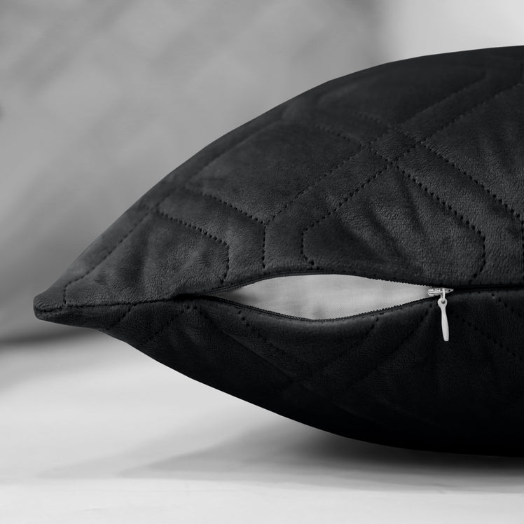 Diamond Embossed Velvet Cushion Covers