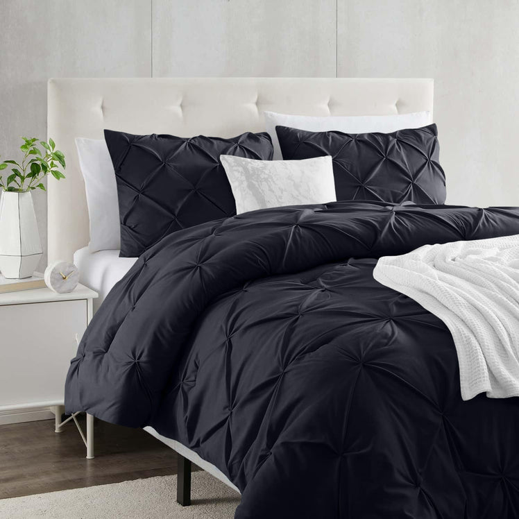 Pintuck Duvet Cover & Pillowcase Set