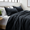 Black Duvet Cover Set Plain