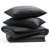4 Piece Stripe Bedding Set - Duvet Cover, Fitted Sheet & Pillowcases