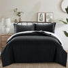 Black Striped Bedding Duvet Cover Set