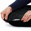 Check Embossed Velvet Cushion Cover