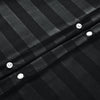 Black Striped Bedding Duvet Cover Set