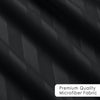 Black Striped Bedding Duvet Cover Set