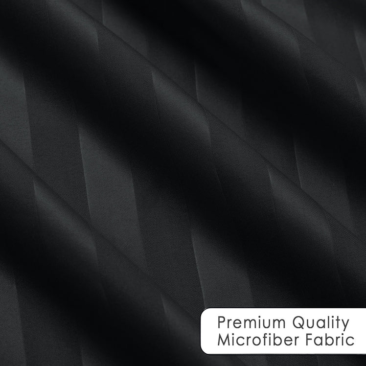 Black Striped Bedding Duvet Cover Set