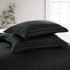 Black Striped Bedding Duvet Cover Set