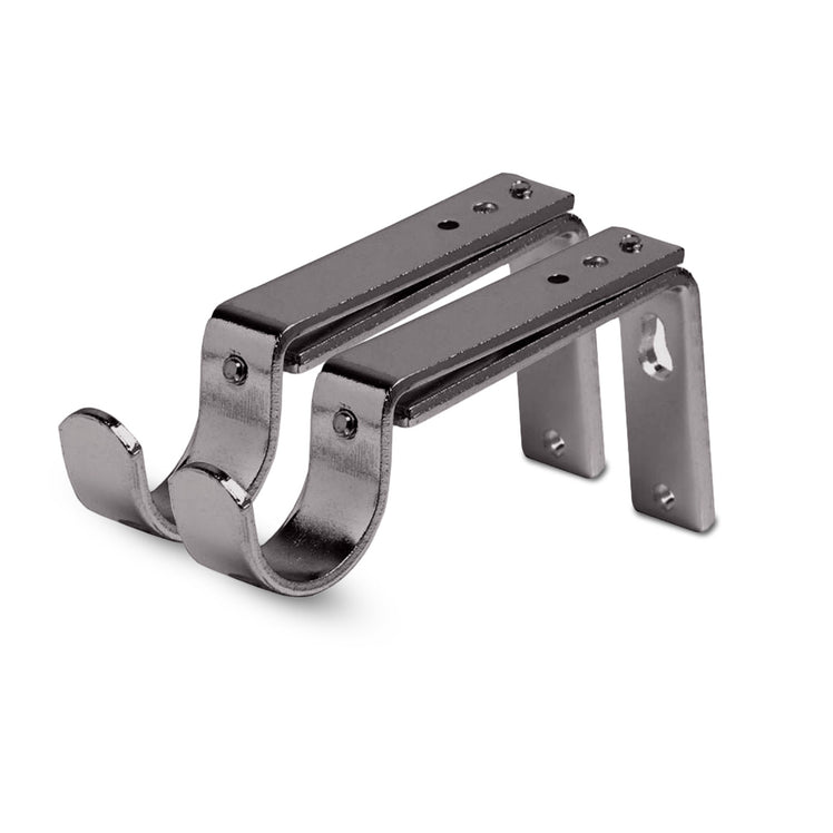 Adjustable Curtain Pole Decorative Square Finials