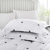 Polka Dot Printed White Duvet Cover