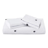 Polka Dot Printed White Duvet Cover