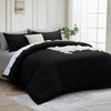 4 Piece Stripe Bedding Set - Duvet Cover, Fitted Sheet & Pillowcases