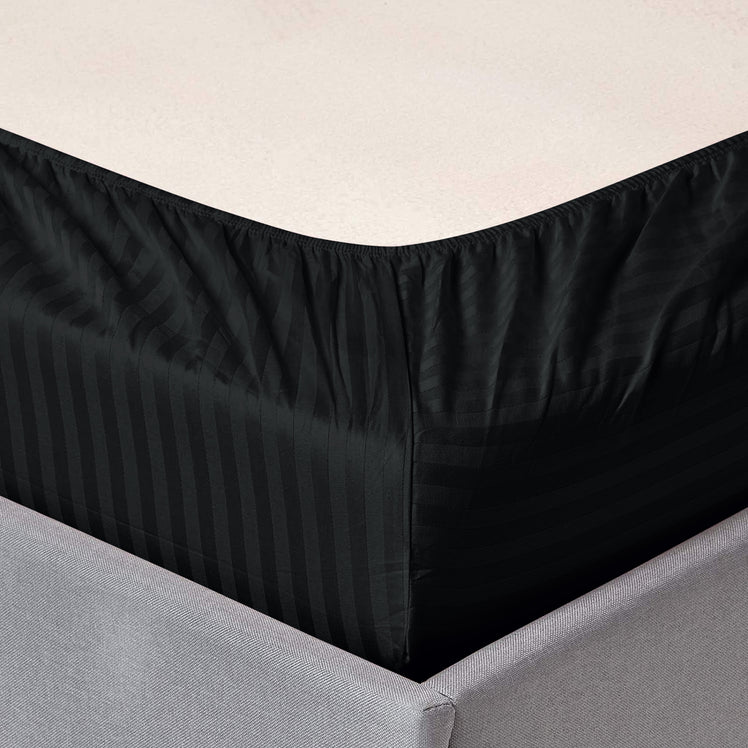 40CM Deep Pockets Fitted Sheets Stripe