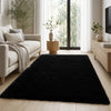 Black Shaggy Rug Large Soft Fluffy Shag Pile
