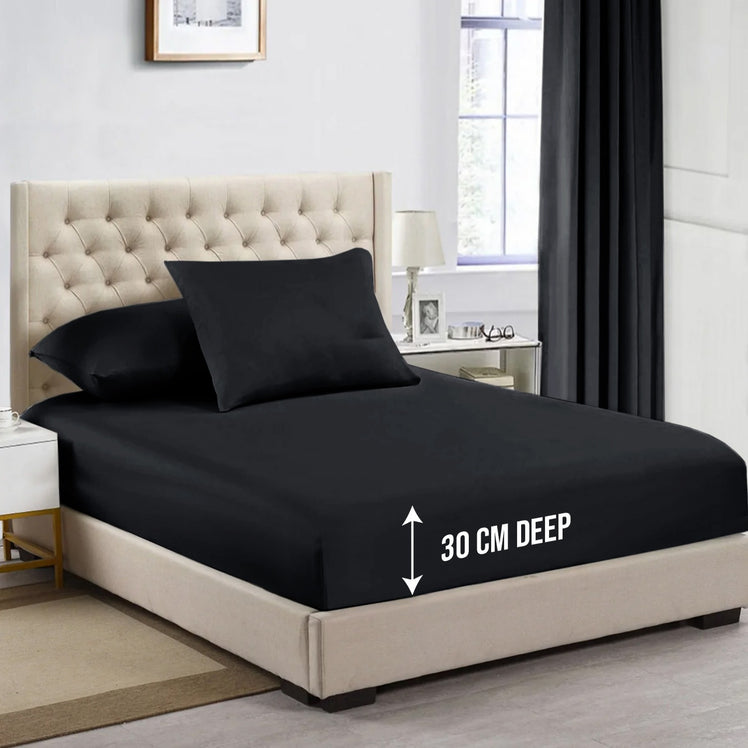 Extra Deep Fitted Sheets 25cm, 30cm & 40cm
