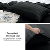 4 Piece Stripe Bedding Set - Duvet Cover, Fitted Sheet & Pillowcases