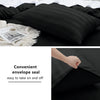 4 Piece Stripe Bedding Set - Duvet Cover, Fitted Sheet & Pillowcases