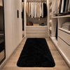 Black Shaggy Rug Large Soft Fluffy Shag Pile