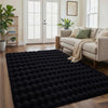 Soft Washable Bubble Textured Area Rug