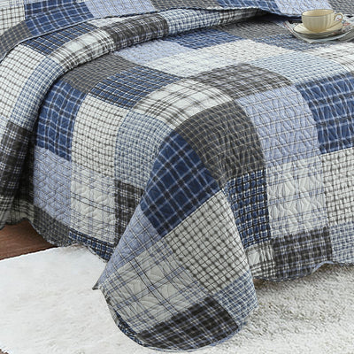 Quilted Embossed Bedspread Set