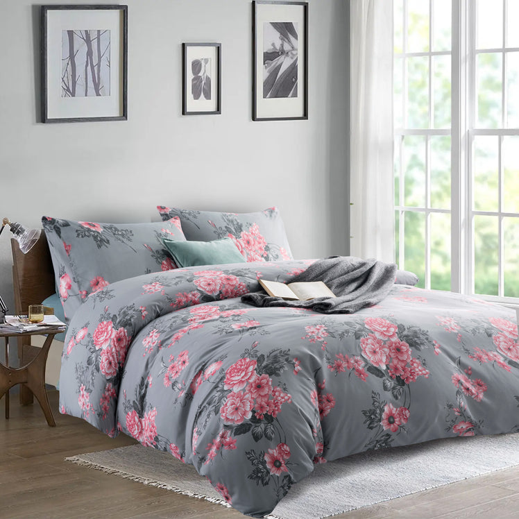 4PC Printed Duvet Cover Complete Set